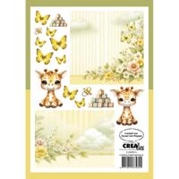 Crealies • cutting sheets papierblok lente g 8 vellen - thumbnail