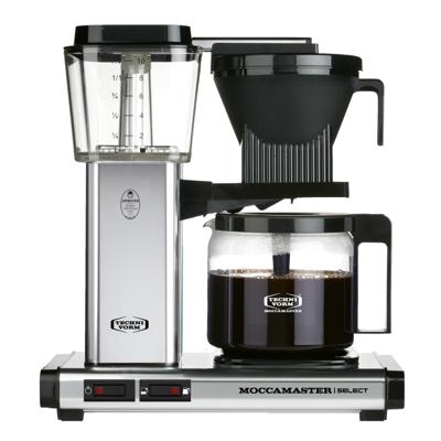 Moccamaster KBG SELECT Koffiefilter apparaat Zilver Moccamaster KBG SELECT Koffiefilter apparaat Zilver
