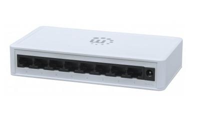 8-Port Gigabit Ethernet Switch, Desktop Size, Plastic, IEEE 802.3az (Energy Efficient Ethernet), Box - Switch - 8 x 101001000 - desktop