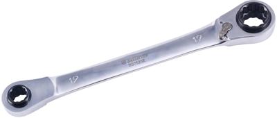 Bikeservice ratelsleutel "4 in 1" double-ring-lock 4 in 1 sw 14 17 18 19 mm