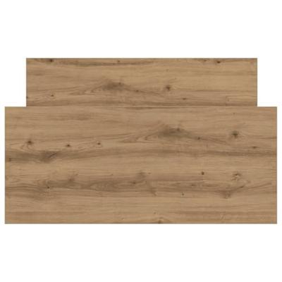 Bedframe zonder matras spaanplaat artisanaal eikenkleurig