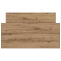 Bedframe zonder matras spaanplaat artisanaal eikenkleurig - thumbnail