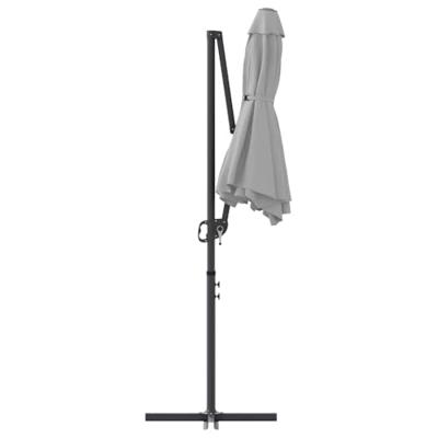 Tuin Cantilever Parasol Zand 372 x 198 x 243 cm