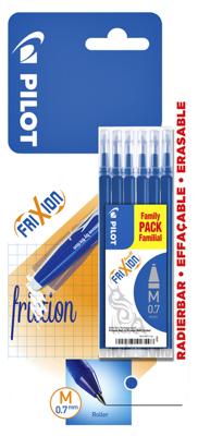 Rollerpenvulling Pilot friXion medium blauw 6 stuks
