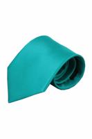 Alberto Vincelli Groene zijden stropdas Agrigento - thumbnail