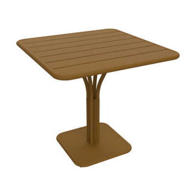 Fermob Luxembourg tuintafel kolom 80x80 cm Gingerbread