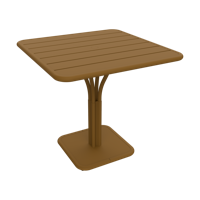Fermob Luxembourg tuintafel kolom 80x80 cm Gingerbread - thumbnail