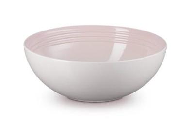 LE CREUSET - Aardewerk - Saladeschaal 24cm 2,20l Shell Pink LE CREUSET - Aardewerk - Saladeschaal 24cm 2,20l Shell Pink