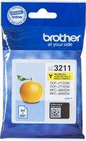 Brother inktcartridge, 200 pagina&apos;s, OEM LC-3211Y, geel - thumbnail
