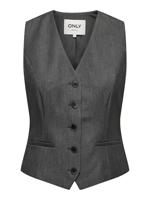 Only Onliris-hattie Waistcoat Tlr Noos Gilets Dark Grey Melange - thumbnail