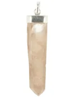 Edelsteen Hanger Lithium Zilver - thumbnail