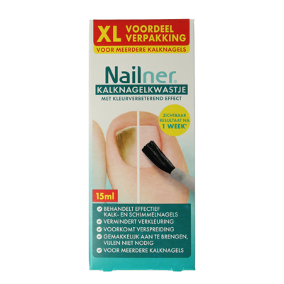 Nailner Kalknagelkwast 2-in-1 XL 15 Milliliter