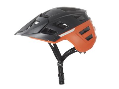 CRIVIT Mountainbike fietshelm (Zwart/oranje, M/L)