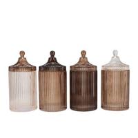 Bicolore natural brown mix jars ass 11x22cm Daan Kromhout design - Daan kromhout design - thumbnail