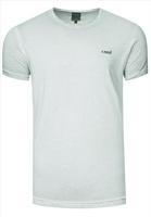 RustyNeal - Heren T-shirt - Shirt - Mint - Opdruk - thumbnail