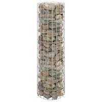 VidaXL Gabion paal rond ø30x100 cm gegalvaniseerd staal - thumbnail