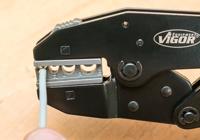 VIGOR krimptangen set lever crimping pliers set 6tlg. - thumbnail