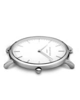 Rosefield the Bowery 38mm White Black Silver BWBLS-B2 - thumbnail