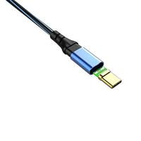 Oehlbach USB Plus C3 USB 3.2 Gen 1 (USB 3.0) [1x USB 3.2 Gen 1 stekker A (USB 3.0) - 1x USB-C stekker] 3.00 m Blauw Vergulde steekcontacten - thumbnail