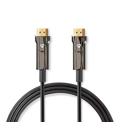 Nedis High Speed ??HDMI-Kabel met Ethernet | 48 Gbps | 10 m | 1 stuks - CVBG3500BK100 CVBG3500BK100 Nedis High Speed ??HDMI-Kabel met Ethernet | 48 Gbps | 10 m | 1 stuks - CVBG3500BK100 CVBG3500BK100