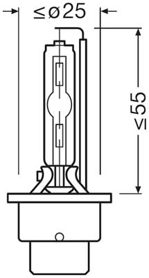 Osram Automotive 66240XN2 Xenonlamp Xenarc Night Breaker 220 D2S 35 W 85 V Osram Automotive 66240XN2 Xenonlamp Xenarc Night Breaker 220 D2S 35 W 85 V