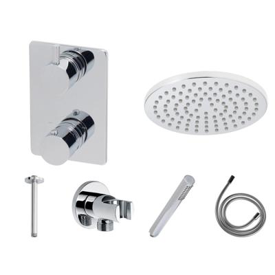 Wiesbaden one-pack inbouwthermostaatset rond type 101