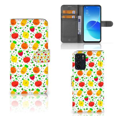 OPPO Reno6 5G | Book Cover | Fruits
