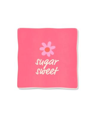 HEMA Tegel 10x10cm keramiek bloem &apos;sugar sweet&apos; roze