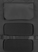 Basil soho nordlicht fietsrugzak - zwarte moderne rugzak met led-verlichting voor dames/heren/elektrische fiets - waterdicht - 17l - zwart - thumbnail