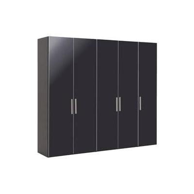 Goossens Kledingkast Easy Storage Ddk, Kledingkast 253 cm breed, 220 cm hoog, 5x draaideur