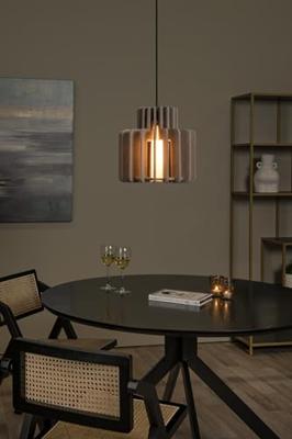 Lucide ROLLO - Hanglamp - 1xE27 - Taupe