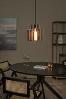 Lucide ROLLO - Hanglamp - 1xE27 - Taupe - thumbnail