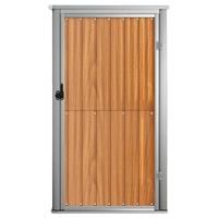 Tuinschuur 88x89x161 cm gegalvaniseerd staal bruin - thumbnail