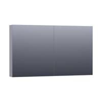 Brauer Impress Deluxe Spiegelkast - 120 cm - met interne en externe Verlichting - 2 Dubbelzijdige Spiegeldeuren - Mat Grijs - thumbnail
