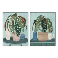 Canvas DKD Home Decor polyestyreen Canvas 90 x 4 x 120 cm - thumbnail