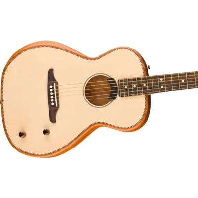 Fender Highway Series Parlor RW Natural elektrisch-akoestische westerngitaar met deluxe gigbag - thumbnail