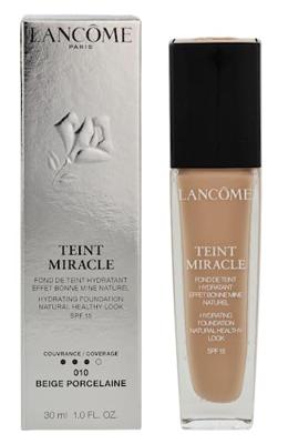 Lancome Teint Miracle Hydrating Foundation SPF15 010 Beige Porcelaine 30 ml Dames