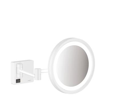 Hansgrohe Addstoris make-up spiegel led 3x vergroting mat wit 41790700