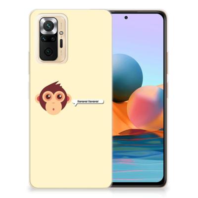 Xiaomi Redmi Note 10 Pro Telefoonhoesje met Naam Monkey Xiaomi Redmi Note 10 Pro Telefoonhoesje met Naam Monkey