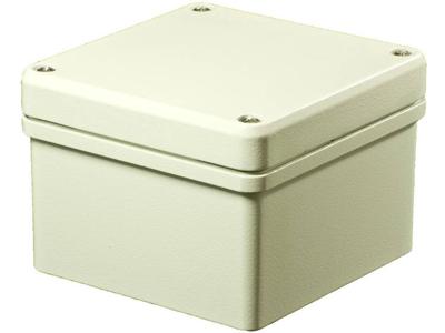 Axxatronic EK 121 110.121.101 Universele behuizing 127.5 x 125.5 x 90 Aluminium Grijs (RAL 7032) 1 stuk(s)