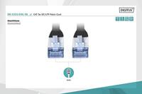 Digitus DK-1531-030/BL RJ45 Netwerkkabel, patchkabel CAT 5e SF/UTP 3.00 m Zwart 1 stuk(s) - thumbnail