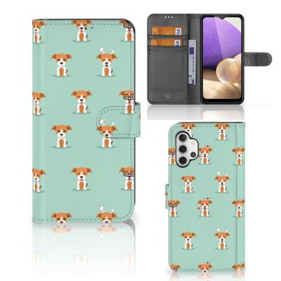 Samsung Galaxy A32 4G | Telefoonhoesje | Met pasjeshouder | Pups Samsung Galaxy A32 4G | Telefoonhoesje | Met pasjeshouder | Pups