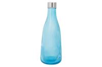 Cosy & Trendy Waterkaraf Atla - met RVS Dop - Glas - Azure Blue - 1 liter - thumbnail