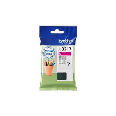 Brother inktcartridge, 550 pagina's, OEM LC-3217M, magenta