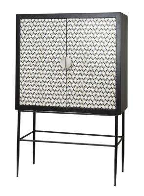 Tower Living Opbergkast 'Brendola' Bone inlay, 150 x 100cm