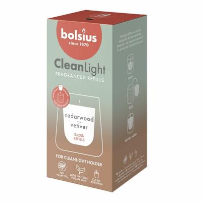 Bolsius cleanlight navulling Cedarwood & Vetiver - thumbnail