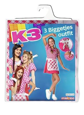 K3 verkleedjurk 3 biggetjes maat 134