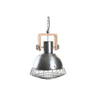 Plafondlamp DKD Home Decor 31 x 31 x 44 cm Zilverkleurig Bruin Ijzer Mangohout 50 W - thumbnail