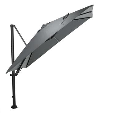 Garden Impressions Hawaii Lumen parasol - 300x300 cm - carbon black - light grey- - - Garden Impressions Garden Impressions Hawaii Lumen parasol - 300x300 cm - carbon black - light grey- - - Garden Impressions