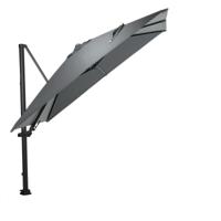 Garden Impressions Hawaii Lumen parasol - 300x300 cm - carbon black - light grey- - - Garden Impressions - thumbnail